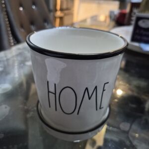 White Ceramic Flower POT